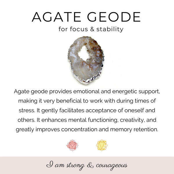 Petite Silver Crystal Balance Lariat