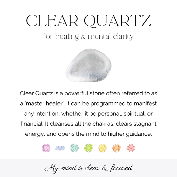 Petite Silver Crystal Balance Lariat